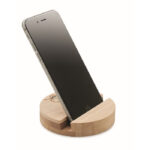 Smartphone Halter Birkenholz, Seitenansicht