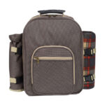 Picknick-Rucksack für vier Personen als Werbeartikel mit Logo