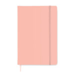 DIN A5 Notizbuch Rosa, Rückansicht