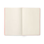 DIN A5 Notizbuch Rosa von oben