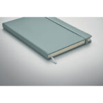 DIN A5 Notizbuch Blau, Detailaufnahme des Materials
