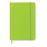 DIN A5 Notizbuch Gruen als Werbeartikel mit Logodruck