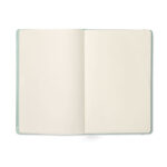 DIN A5 Notizbuch Gruen von oben