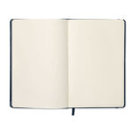 DIN A5 Notizbuch Blau von oben
