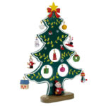 Weihnachtsbaum aus Holz als Werbeartikel mit Logodruck