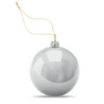 Weihnachtskugel Sublimation Silber, Rückansicht