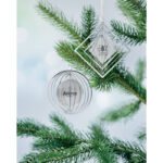 Ornament mit Band, rund, Detailaufnahme des Materials
