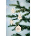 Weihnachtsschmuck mit markiertem Druckbereich für Ihr Logo