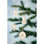 Weihnachtsschmuck mit markiertem Druckbereich für Ihr Logo