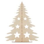 DIY Weihnachtsbaum aus Holz, Rückansicht