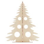 DIY Weihnachtsbaum aus Holz, geöffnet dargestellt