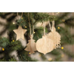 Weihnachtsschmuck Holz im praktischen Einsatz