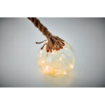 LED-Glaskugel, Detailaufnahme des Materials