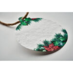Weihnachtsschmuck Samenpapier, Detailaufnahme des Materials
