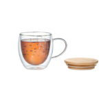 Becher Borosilikatglas Stern, Seitenansicht