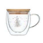 Becher Borosilikatglas Baum, Rückansicht