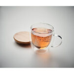 Becher Borosilikatglas Baum, Detailaufnahme des Materials