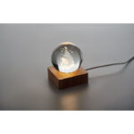 LED-Weihnachtskugel, Detailaufnahme des Materials