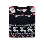 Weihnachts-LED-Pullover S/M, Seitenansicht