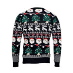 Weihnachts-LED-Pullover L/XL, Rückansicht