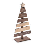 Weihnachtsbaum aus Holz als Werbeartikel mit Logodruck