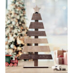 Weihnachtsbaum aus Holz – Vorderansicht