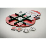Tic-Tac-Toe Spiel, Detailaufnahme des Materials