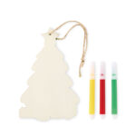 Weihnachtsschmuck Tanne, Rückansicht