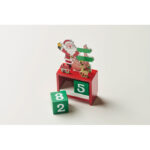 Weihnachts-Countdown-Kalender, geöffnet dargestellt