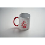 Keramikbecher 300ml Rot, Detailaufnahme des Materials