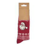 Weihnachtssocken M Rot von oben