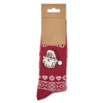 Weihnachtssocken L Rot von oben