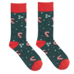 Weihnachtssocken L Gruen von oben