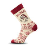 Weihnachtssocken L Braun als Werbeartikel mit Logodruck