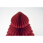 Weihnachtsbaum Papier Rot, Detailaufnahme des Materials