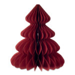 Weihnachtsbaum Papier Rot von oben