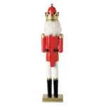 Große Nussknacker-Figur, geöffnet dargestellt