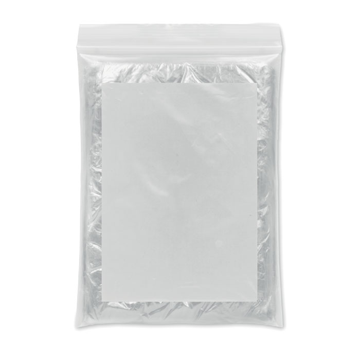 it0972-22 Regenponcho mit Kapuze im Polybeutel als Werbeartikel mit Logodruck