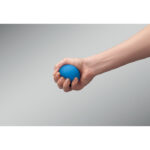 Anti-Stress-Ball Blau, Rückansicht