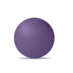 Anti-Stress-Ball Lila, Seitenansicht