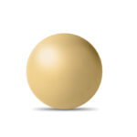 Anti-Stress-Ball Gold, Seitenansicht