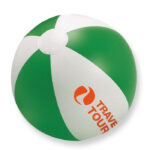 Wasserball Gruen mit markiertem Druckbereich für Ihr Logo