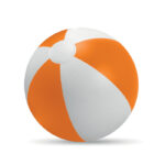 Wasserball Orange als Werbeartikel mit Logodruck