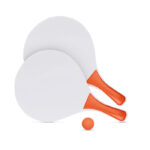 Beachball Spiel Orange als Werbeartikel mit Logodruck