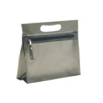 Transparente Kosmetiktasche Schwarz als Werbeartikel mit Logodruck