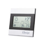 Wetterstation und Uhr mit markiertem Druckbereich für Ihr Logo