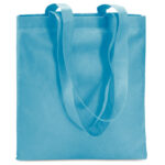 Einkaufstasche aus Vliesstoff Blau als Werbeartikel mit Logodruck