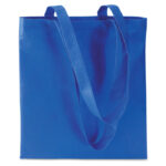 Einkaufstasche aus Vliesstoff Blau als Werbeartikel mit Logodruck