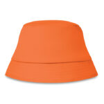 Bucket hat baumwolle 160 g/m² Orange als Werbeartikel mit Logodruck