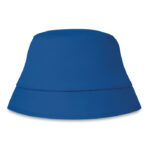 Bucket hat baumwolle 160 g/m² Blau als Werbeartikel mit Logodruck